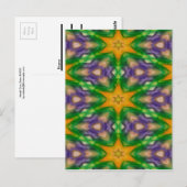 Mardi Gras Stars Postkarte (Vorne/Hinten)