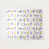 Mardi Gras | Step-and-Repeat-Fotohintergrund Wandteppich (Vorderseite (Horizontal))