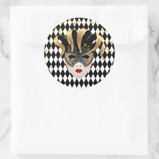 Mardi Gras Sticker (Tasche)