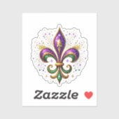Mardi Gras Sticker (Blatt)