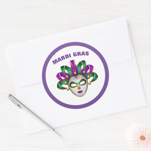Mardi Gras Sticker (Umschlag)