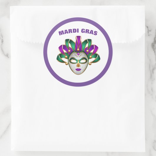 Mardi Gras Sticker (Tasche)