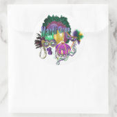 Mardi Gras Sticker (Tasche)
