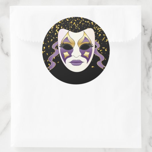 Mardi Gras Sticker (Tasche)
