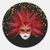 Mardi Gras Sticker (Vorderseite)