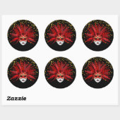 Mardi Gras Sticker (Blatt)