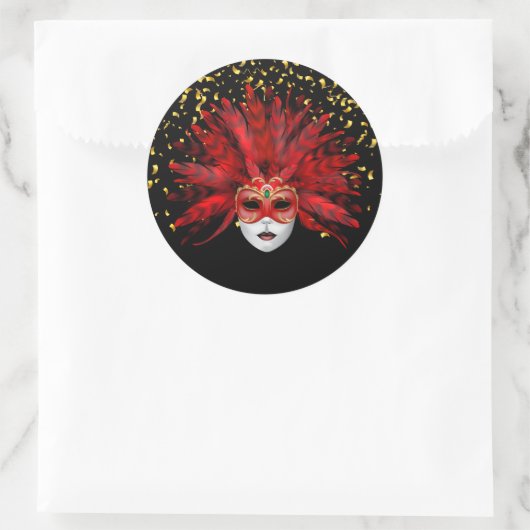 Mardi Gras Sticker (Tasche)