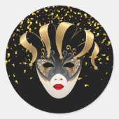 Mardi Gras Sticker (Vorderseite)