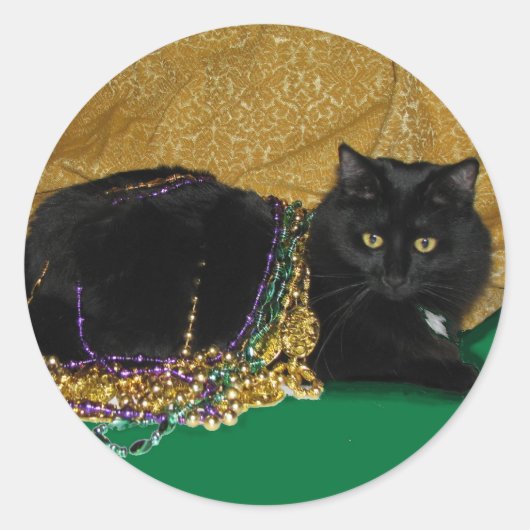 Mardi Gras Sticker (Vorderseite)