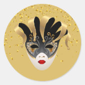 Mardi Gras Sticker (Vorderseite)