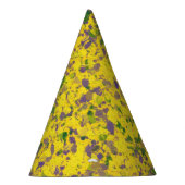 Mardi Gras Streifen Farben Duschvorhang Partyhütchen (Rechts)