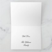 Mardi Gras Streifen Muster Lila Gelb Karte (Innenseite)