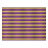 Mardi Gras Streifen Tischdecke (Vorderseite (Horizontal))