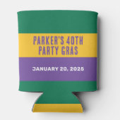 Mardi Gras Stripe Dosenkühler (Rückseite)