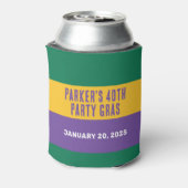 Mardi Gras Stripe Dosenkühler (Kanne Rückseite)