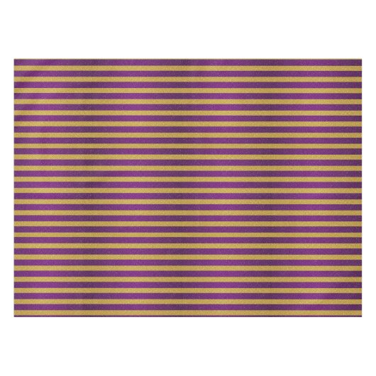 Mardi Gras Stripe Tischdecke (Vorderseite (Horizontal))