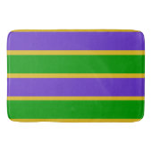 Mardi Gras Stripes Badematte (Vorderseite)