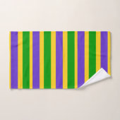 Mardi Gras Stripes Badhandtuch Set (Handtuch)