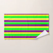 Mardi Gras Stripes Badhandtuch Set (Handtuch)
