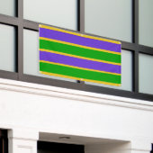 Mardi Gras Stripes Banner (Äußeres Gebäude)