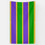 Mardi Gras Stripes Banner (Vertikal)