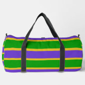 Mardi Gras Stripes Duffle Bag (Vorderseite)