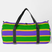 Mardi Gras Stripes Duffle Bag (Rückseite)