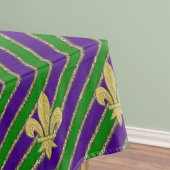 Mardi Gras Stripes & Fleur de Lys Tischdecke