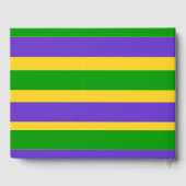 Mardi Gras Stripes Gästebuch (Rückseite)