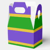 Mardi Gras Stripes Geschenkschachtel (Geöffnet)