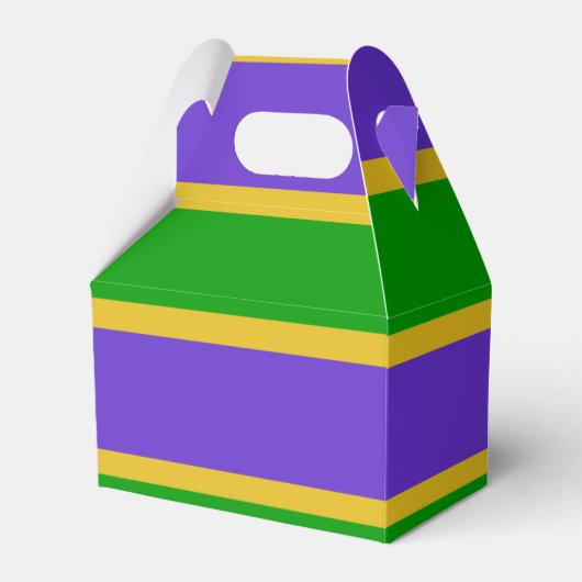 Mardi Gras Stripes Geschenkschachtel (Vorderseite)