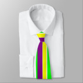 Mardi Gras Stripes Krawatte (Gebunden)