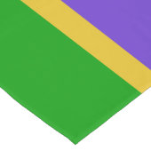 Mardi Gras Stripes Kurzer Tischläufer (Ecke)