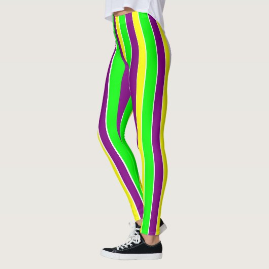Mardi Gras Stripes Leggings (Links)