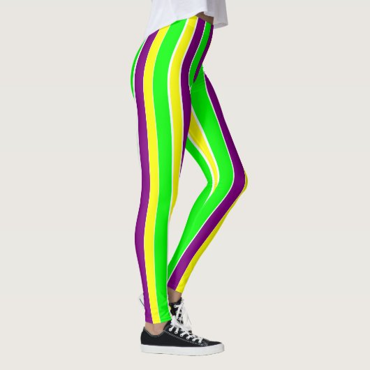 Mardi Gras Stripes Leggings (Rechts)