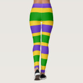 Mardi Gras Stripes Leggings (Rückseite)