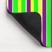 Mardi Gras Stripes Mousepad (Ecke)