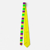 Mardi Gras Stripes Neck Tie Krawatte (Rückseite)