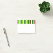Mardi Gras Stripes Post-it Klebezettel (Büro)