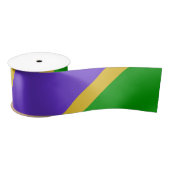 Mardi Gras Stripes Satinband (Spule)