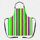Mardi Gras Stripes Schürze (Vorderseite)