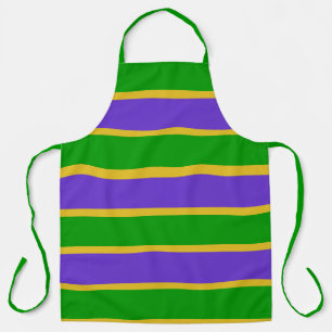 Mardi Gras Stripes Schürze