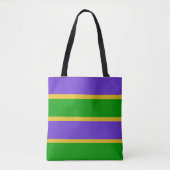 Mardi Gras Stripes Tasche (Vorderseite)