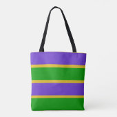 Mardi Gras Stripes Tasche (Rückseite)