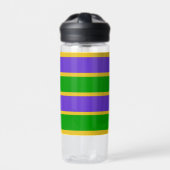 Mardi Gras Stripes Trinkflasche (Vorderseite)