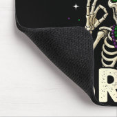 Mardi Gras Sugar Skull Skeleton Six Seven Bruh Mem Mousepad (Ecke)