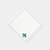 Mardi Gras Symbol Serviette (Ecke)