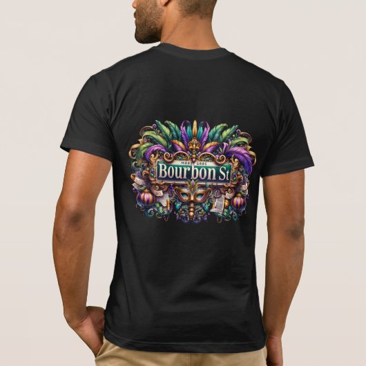 Mardi Gras T-Shirt (Rückseite)