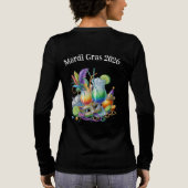 Mardi Gras T-shirt Tri-Blend Shirt (Rückseite)