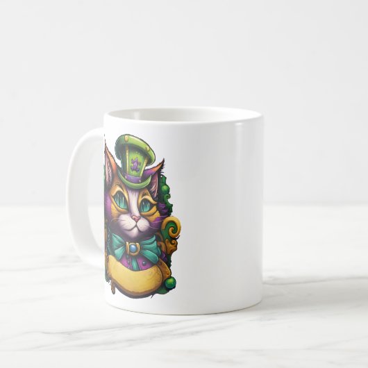 Mardi Gras-Tasse Kaffeetasse (Vorderseite Links)